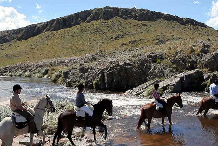 Reiten durch Córdoba