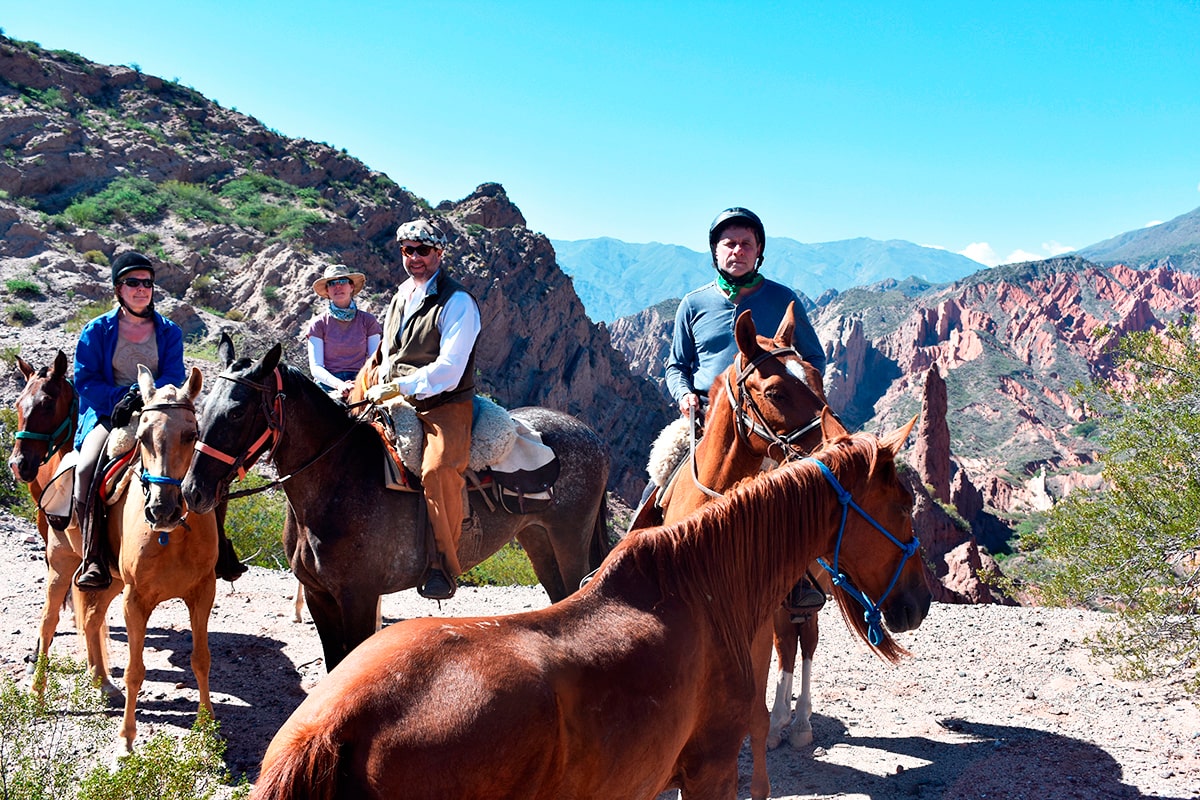 Landscapes on horseback North Argentina