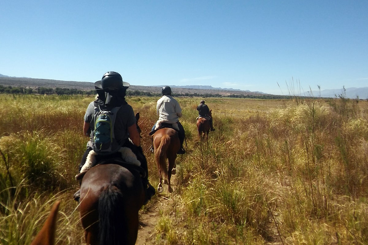 Horseback riding in the Lerma Valley