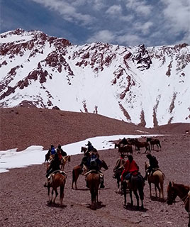 El cruce de los Andes a caballo